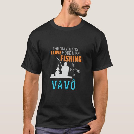 Mannen meer dan liefde Vist Vavô Portugees Brazili T-shirt (Voorkant)