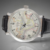 Mannen Mekka Kaart Monogram Horloge – Eid Gift