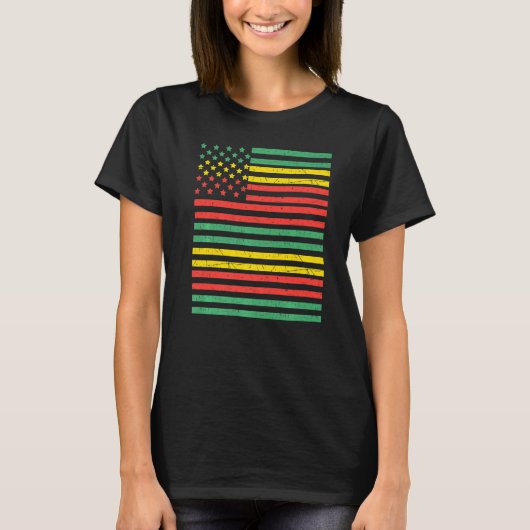Mannen Melanin mam Dad Bo T-shirt (Voorkant)
