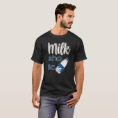 Mannen melk aardbei Chocolade Shake M T-shirt (Voorkant volledig)