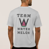 Mannen meloen 2 t-shirt (Achterkant)