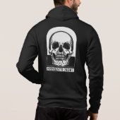 Mannen Memento Mori Full-Zip Hoodie (Achterkant)