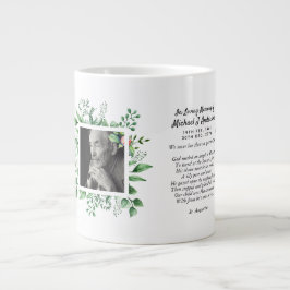 Mannen Memorial Gift Bereavement Photo Loving Memo Grote Koffiekop