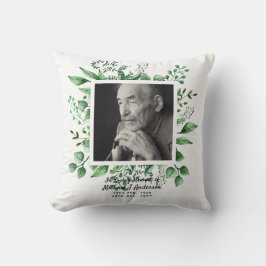 Mannen Memorial Gift Bereavement Photo Loving Memo Kussen