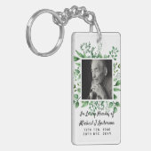 Mannen Memorial Gift Bereavement Photo Loving Memo Sleutelhanger (Voorkant Links)