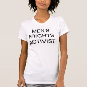 Mannen mensenrechtenactivist t-shirt