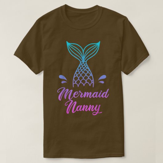 Mannen Mermaid Nanny, Mermam Security Apparel Ital T-shirt (Design voorkant)