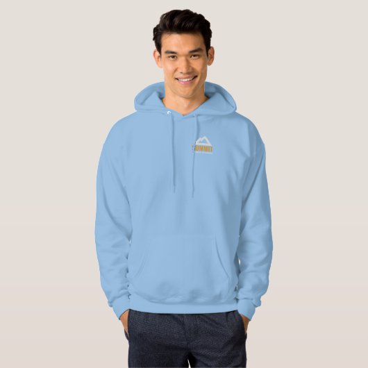 Mannen met achterzijde hoodie (Voorkant volledig)