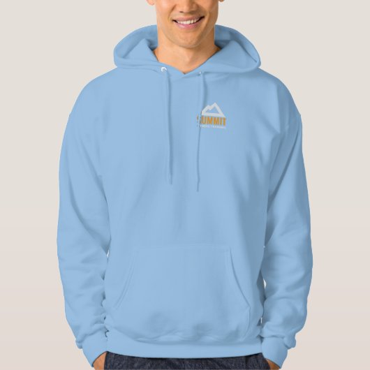 Mannen met achterzijde hoodie (Voorkant)