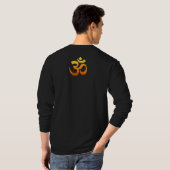 Mannen met dubbel gezichtsveld Lange hoes om het s T-shirt (Achterkant volledig)