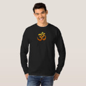 Mannen met dubbel gezichtsveld Lange hoes om het s T-shirt (Voorkant volledig)