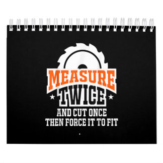 Mannen met dubbele timmerkraag kalender