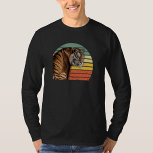 Mannen met een bedreigde dierendrempel in Siberisc T-shirt