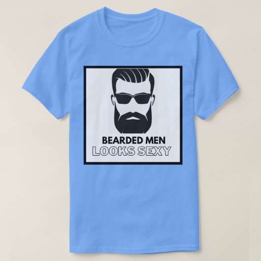 Mannen met een brede rand t-shirt (Design voorkant)