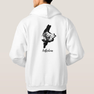 Mannen met een gehamerd sweatshirt