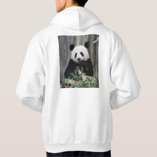 Mannen met een gehamerd sweatshirt (Achterkant)