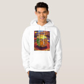 Mannen met een gehamerd sweatshirt (Voorkant volledig)