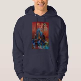 Mannen met een gehamerd Sweatshirt van Timothy Ori