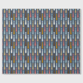 mannen met een koel betonnen stropdas cadeaupapier (Vlak)