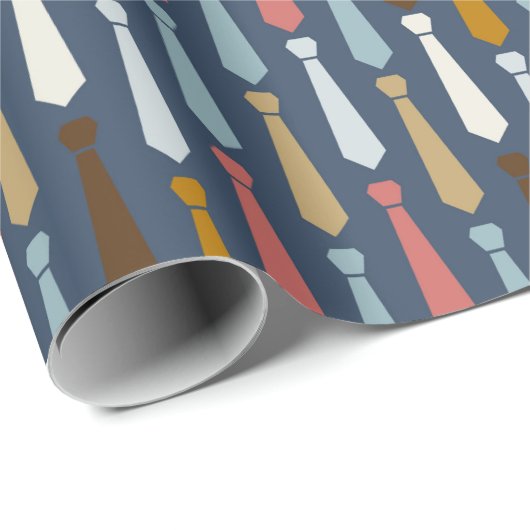 mannen met een koel betonnen stropdas cadeaupapier (Rol Hoek)