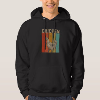 Mannen met een verstoorde kippenkop Vrouwen Kinder Hoodie
