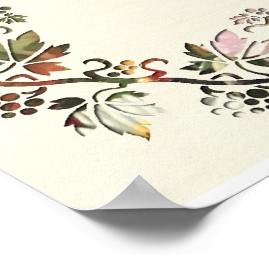 Mannen met gehakt papier poster (Hoek)