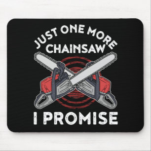 Mannen met houtwaren muismat