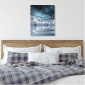 Mannen met ideeën canvas afdruk (Insitu (Slaapkamer))