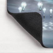 Mannen met ideeën muismat (Hoek)