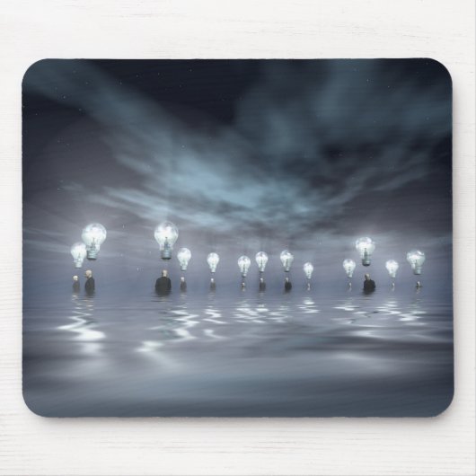 Mannen met ideeën muismat (Voorkant)