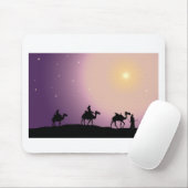 Mannen met kerstmis muismat (Met muis)