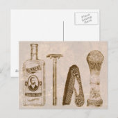  Mannen met Kit Razor-Briefkaart Briefkaart (Voorkant / Achterkant)