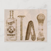 Mannen met Kit Razor-Briefkaart Briefkaart (Voorkant)