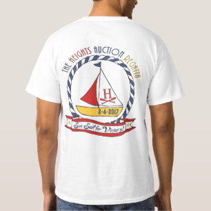 Mannen met korte hoezen met witte hoogten t-shirt