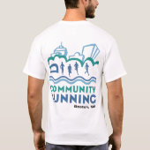 MANNEN met korte mouwen T-shirt (Achterkant)