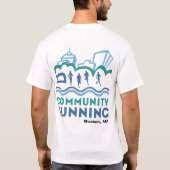 MANNEN met lange grip T-shirt (Achterkant)