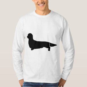 Mannen met lange hoes en lange hoes t-shirt