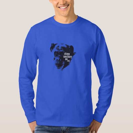 Mannen met lange hoes/unisex Chimp Sanctuary NW Sh T-shirt (Voorkant)