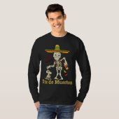 MANNEN met lange hoes van DIA DE MUERTOS T-shirt (Voorkant volledig)