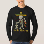 MANNEN met lange hoes van DIA DE MUERTOS T-shirt (Voorkant)