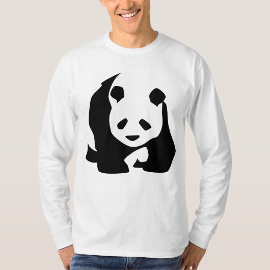 Mannen met lange mouwen t-shirt (Voorkant)