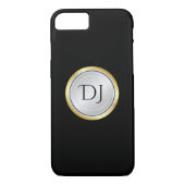 Mannen met monogram Case-Mate iPhone case (Achterkant)