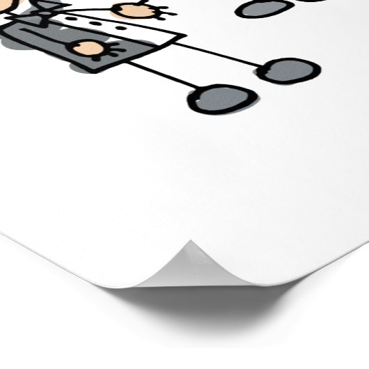 Mannen met predikant poster (Hoek)