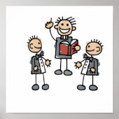 Mannen met predikant poster (Voorkant)