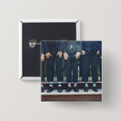 Mannen met Sokken - Vierkante Button (Voorkant /achterkant)