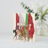 Mannen met standaarden Volgens de Seigneur naar Briefkaart (Staand voorkant)