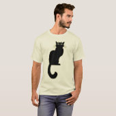 Mannen met T-shirt Organic Cat T-shirt (Voorkant volledig)