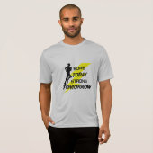 Mannen met T-shirt: Sore Today Sterke Tomorrow T-shirt (Voorkant volledig)