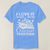 Mannen met wollige cruise Vrouwen cruiseschepen T-shirt (Design voorkant)
