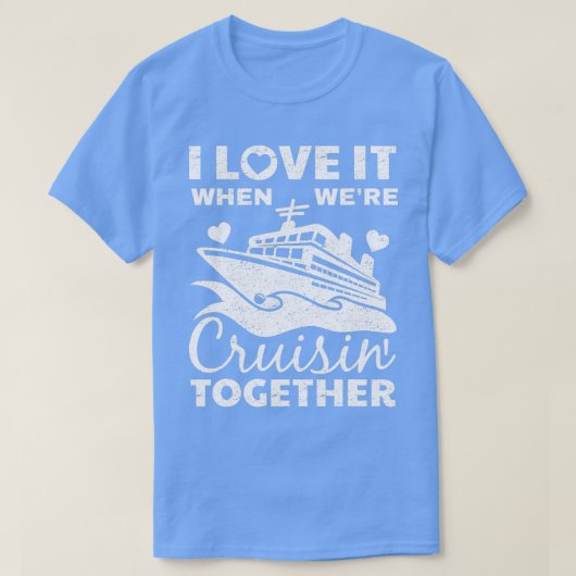 Mannen met wollige cruise Vrouwen cruiseschepen T-shirt (Design voorkant)